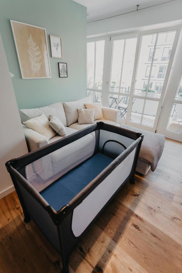 Traber Apartments Im Herzen Leipzigs Balkon Parkplatz Ngoại thất bức ảnh